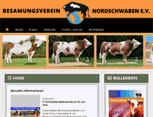 Tablet Screenshot of bv-hoechstaedt.de